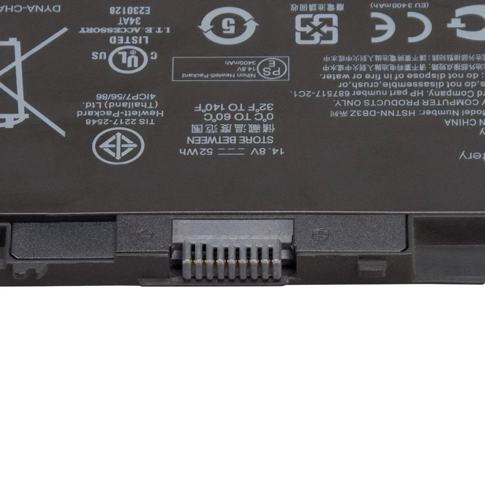 / 9470m / / C7Q21AW Folio / 9470m 9470m / HP H4Q48AA / H4Q48UT HSTNN-LB5B / MA02025XL DR. Replacement 9470m / BATTERY for - C9H54UT 9470m EliteBook D3K33UT D3K60UT C6Z63UT HSTNN-DB3Z /