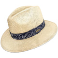 Straw Men's Sun Hat Safari Matte Black Toyo XL
