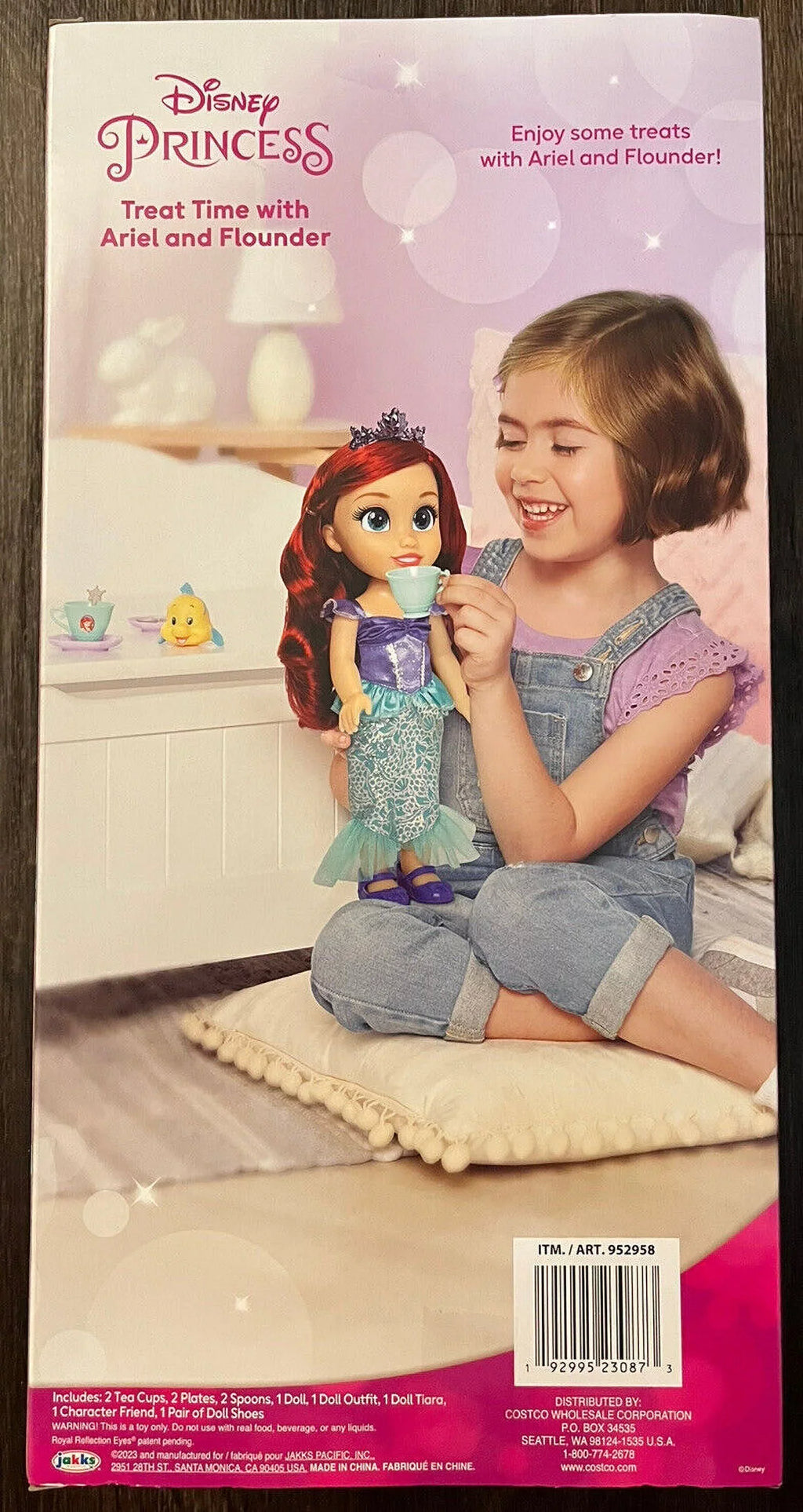 Flounder with Time Ariel Princess Treat and Doll Disney
