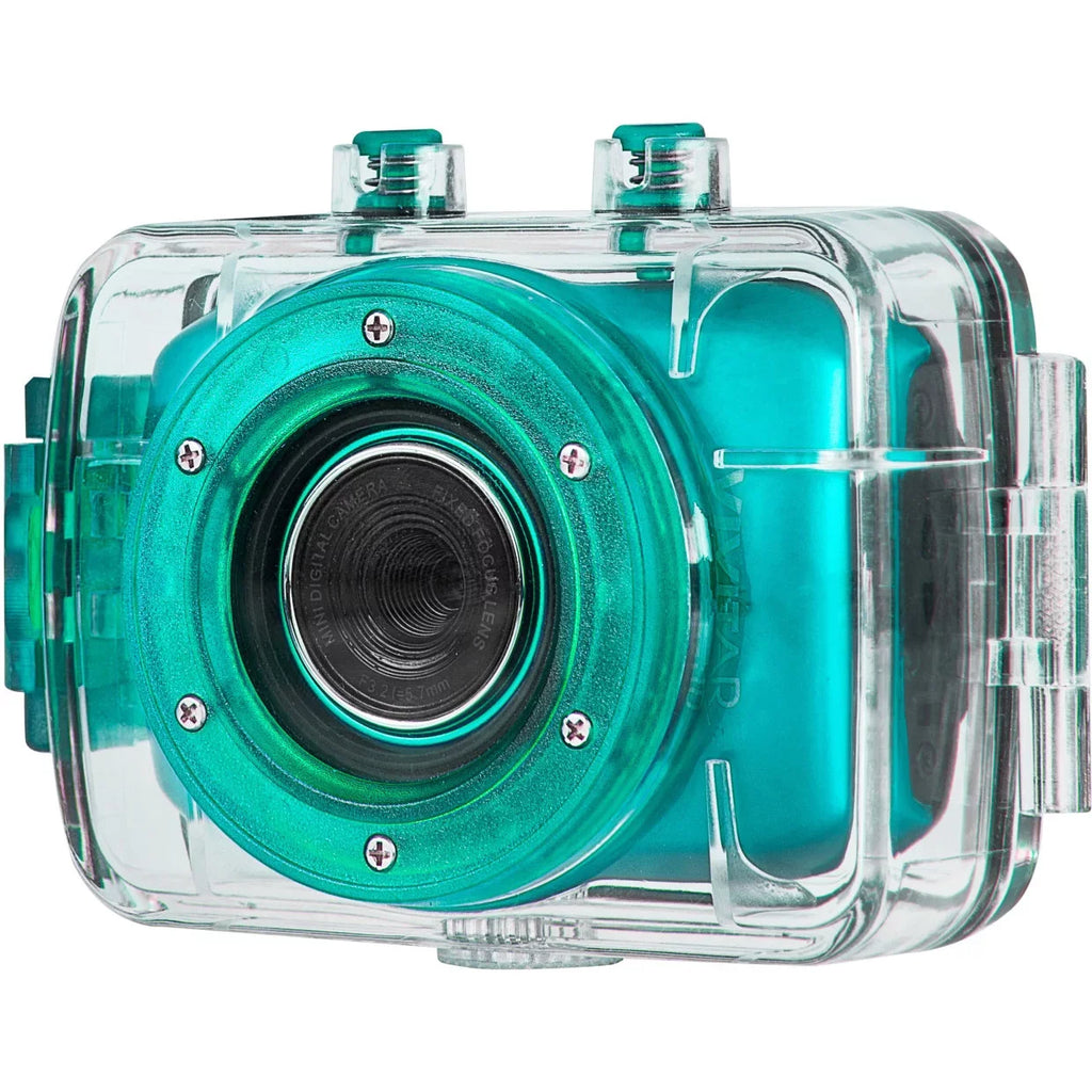 5.1MP Teal CAMCORDER ACTION Vivitar 720P