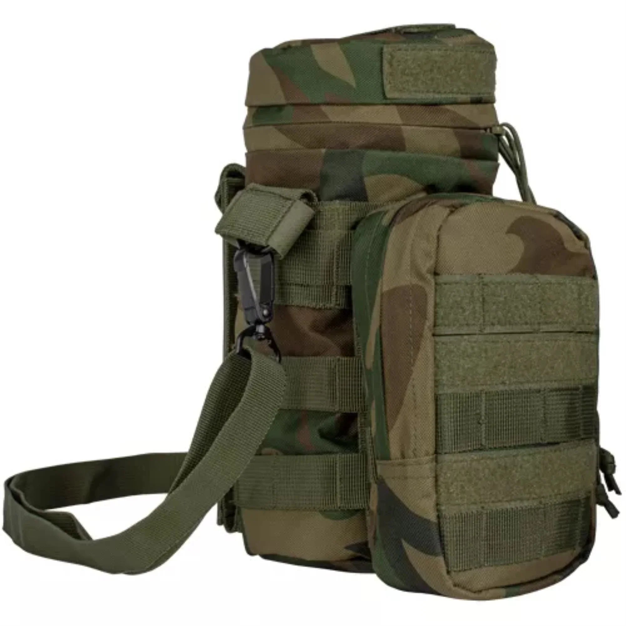'- Woodland Pouch Camo Hydration Carrier