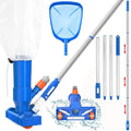 Skimmer Portable for Cleaner with Cleaner Pool Spa Hot Kit, Pond Fountains Cleaner Swimming Poles 60" Vacuum Net, Vacuum 4 Pool Pool Pool Ground Pool Tub Section Upgraded Handheld of Jet Above