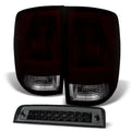 | 3Rd 2009-2018 Ram LED 10-18 2500 + Taillights 3500 For Smoked Dodge - Smoke Lamp Brake Red 1500 Ram AKKON