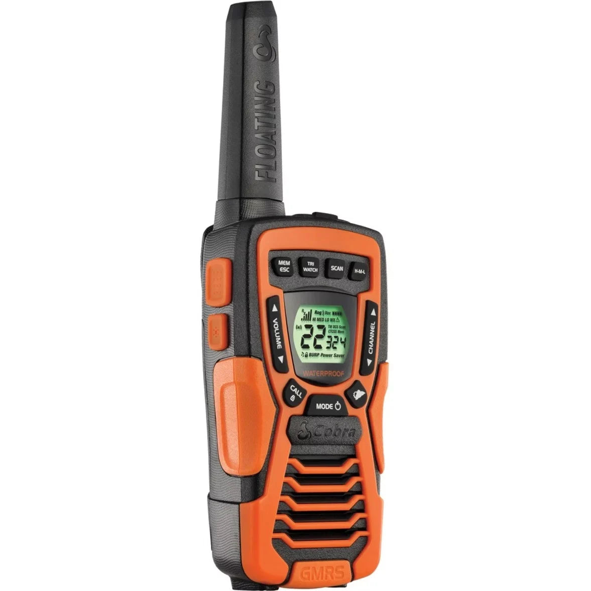 COBRA ) Two up Way climate Pack NOAA Floating Waterproof, Radio Rechargeable, 37-Mile to ( Alert FLT with Long VOX & Walkie ACXT1035R Talkies- 2 Range