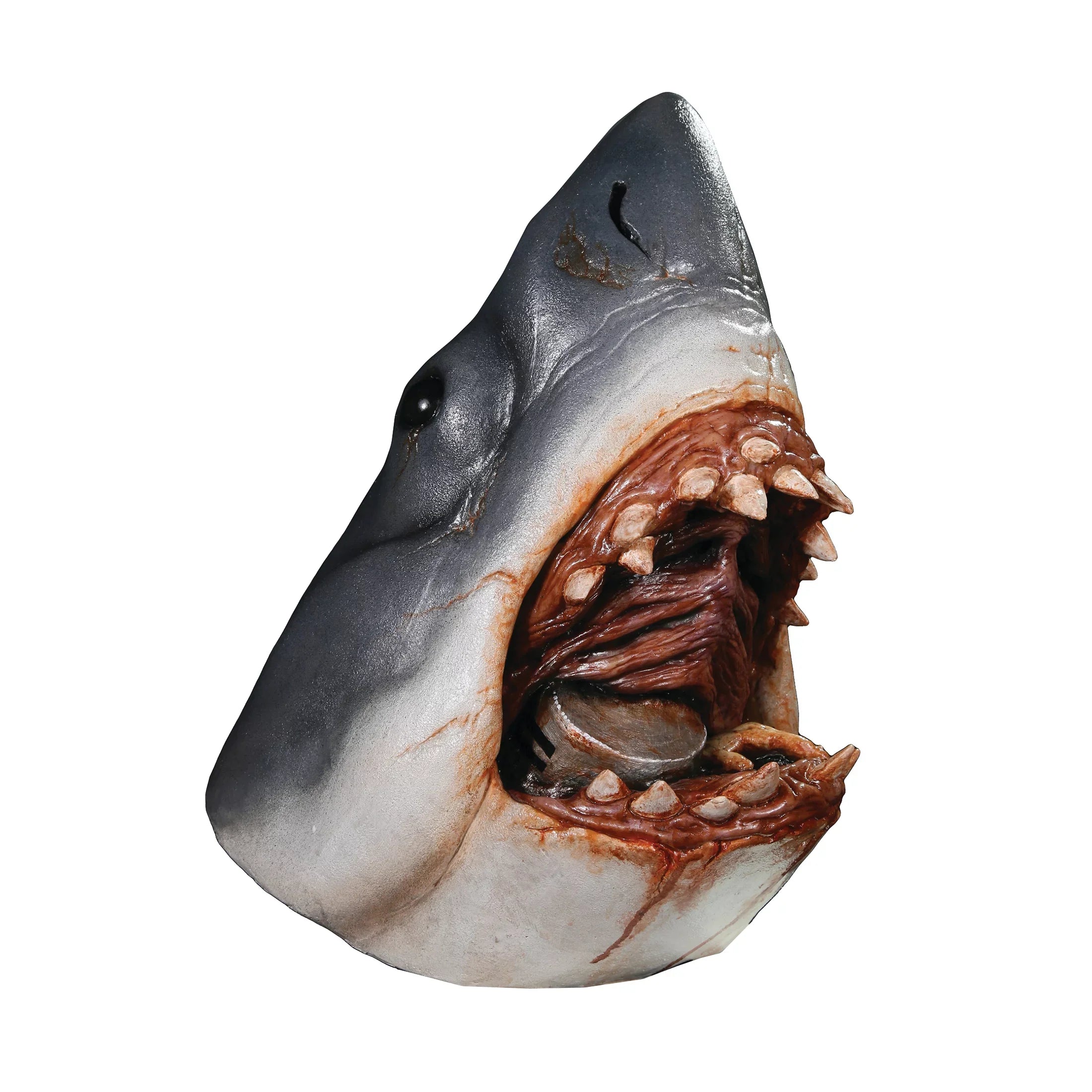 Shark the Adult Shark Mask, Multi-color Costume Jaws Halloween Trick Bruce or Studios Latex Treat for