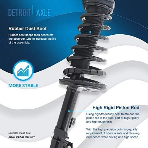 Camry, w/Coil Install 1999-2003 Rear Assembly Struts 2001 Replacement Ready Complete Axle 2 Springs Quick - Struts 2000 1998 Struts Detroit 1997 1999 [2.2L] Solara for