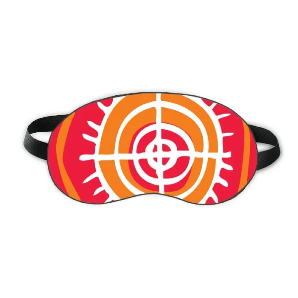Shield Eye Target Mexico Ancient Cover Blindfold Soft Totems Civilization Night Shade Sleep