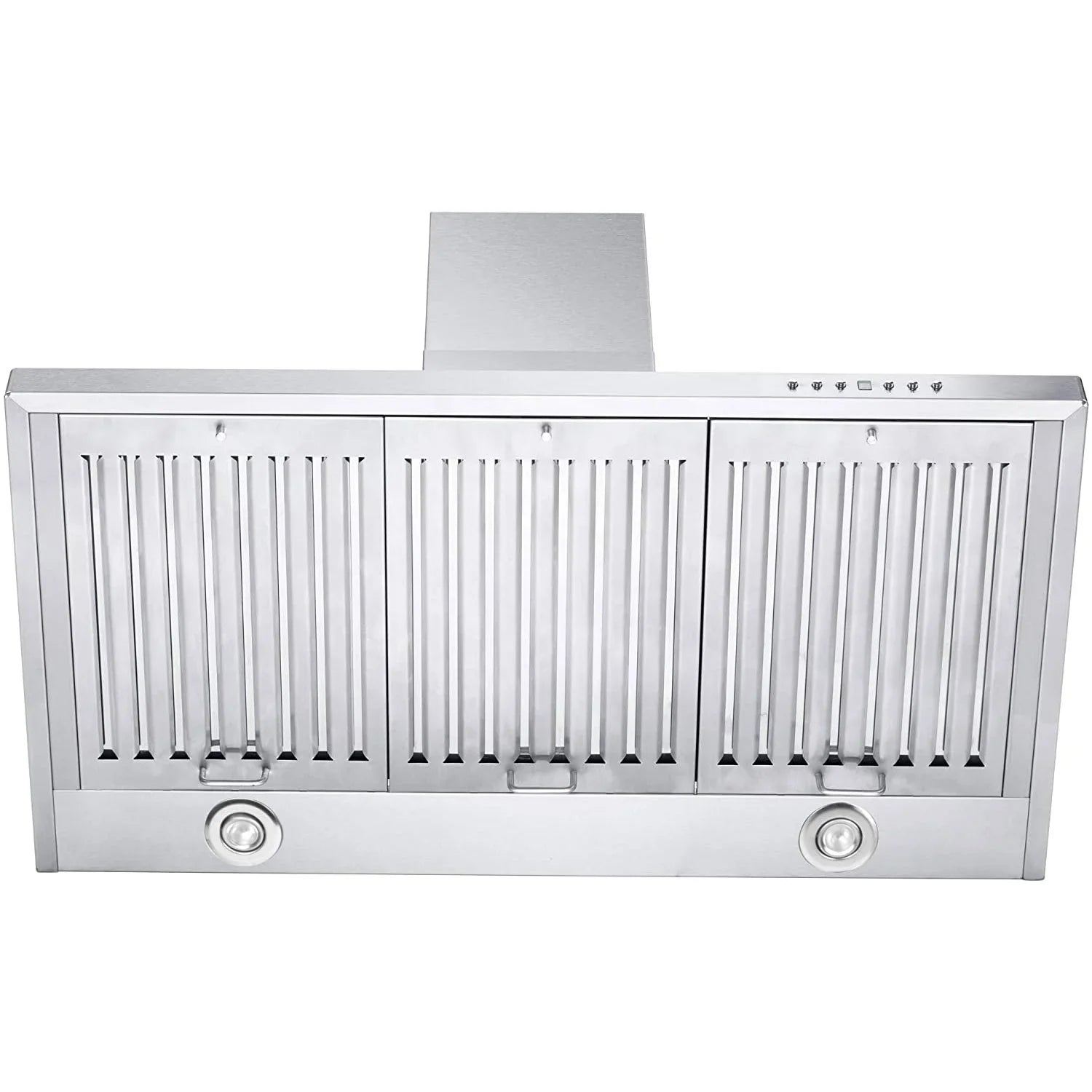 Steel Range KB-48 Fans, and 4 Molding Stainless ZLINE Mounted Ductless Hood LED 48 Wall CFM 400 Speed Lights with Crown Inch Exhaust