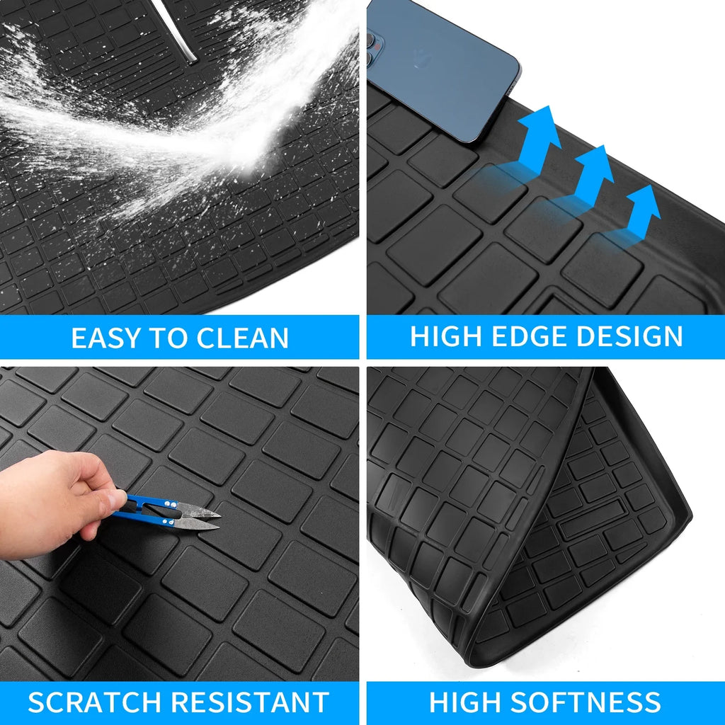 2021 Passenger Mat Liner Mat) 2020 Mat (Trunk All climate Explorer TPE Cover Trunk Seat Cargo Backrest Accessories Explorer Protector Back for with 2022 6&7 2023 Fit