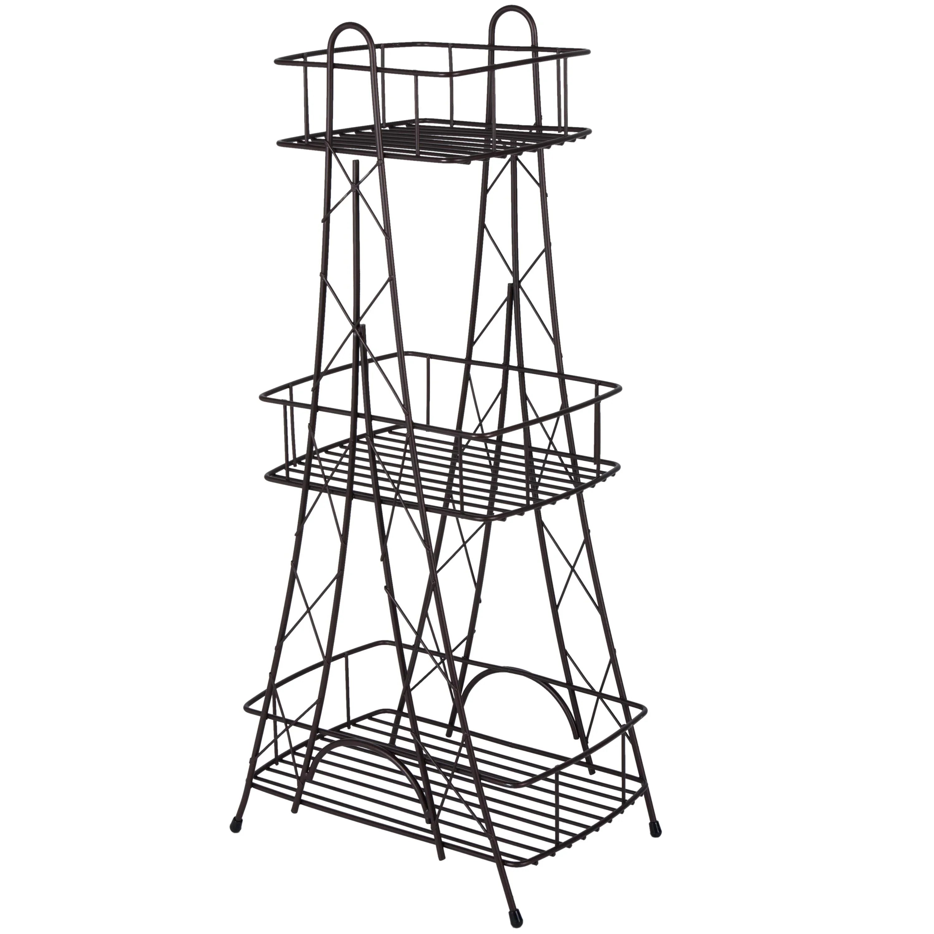 Eiffel 7"x Spa Collection 11"x Tower H Tier Tower, Ville Paris Lumieres Des 3 24.8" ELLE