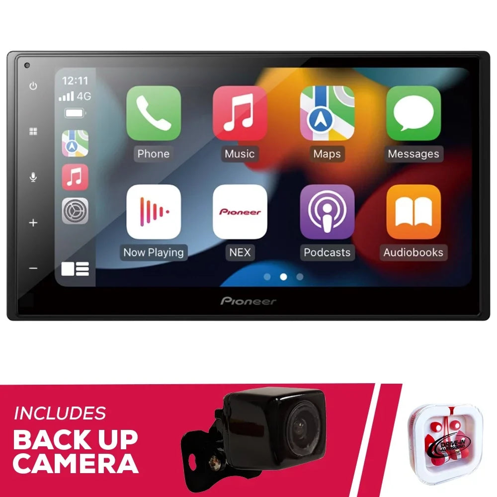 and WiFi Multimedia New Receiver DMH-W2770NEX Pioneer Camera 6.8" Backup with