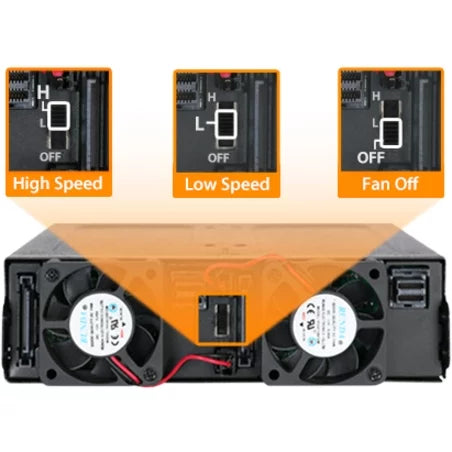 HDD Backplane 1 ICY 8x2.5 Hot x bay MiniSAS 5.25 HD RD in SSD Swap MB998IP-B