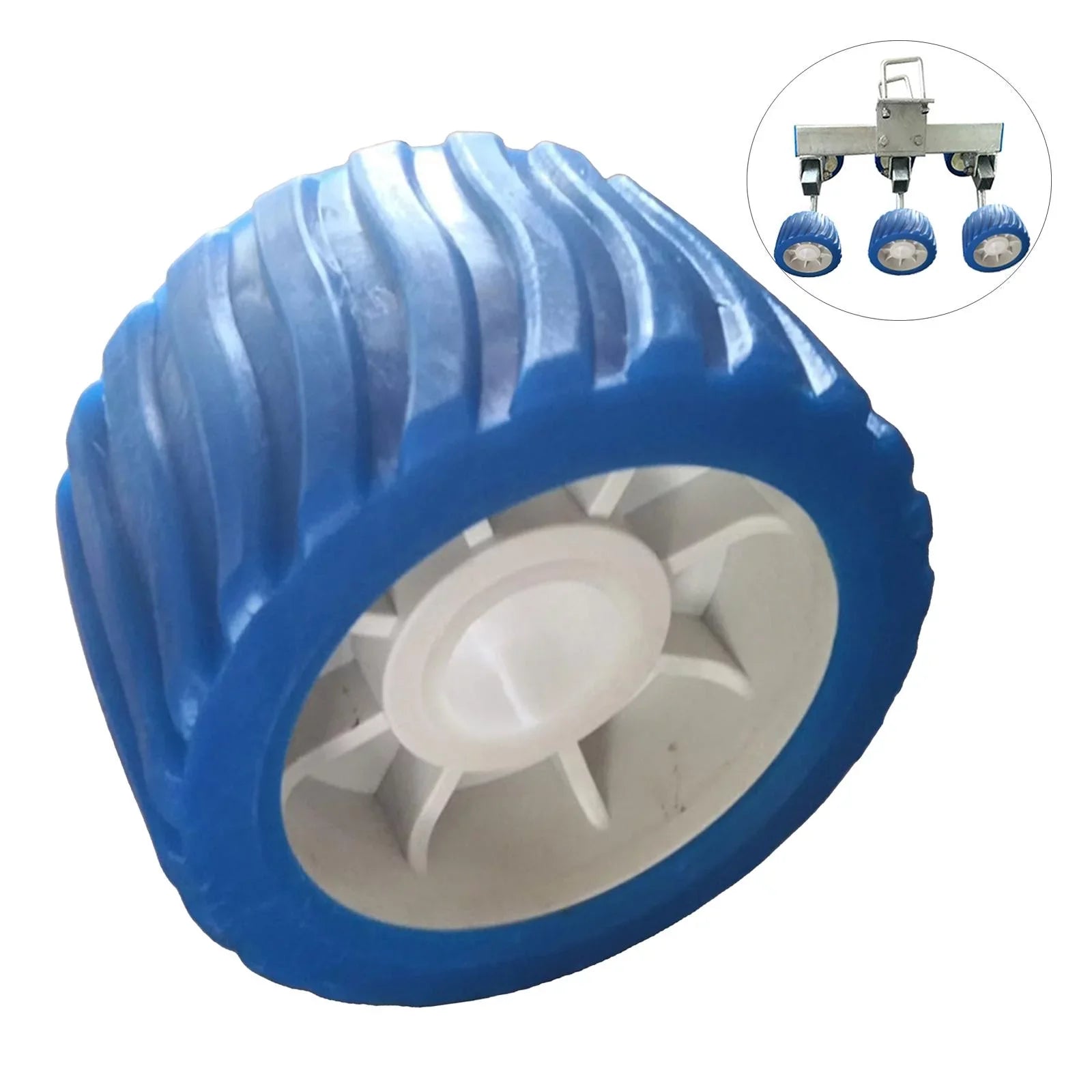 Boat Replacement Roller 110x75x19mm Boat Inflatable New Roller Ribbed 6x