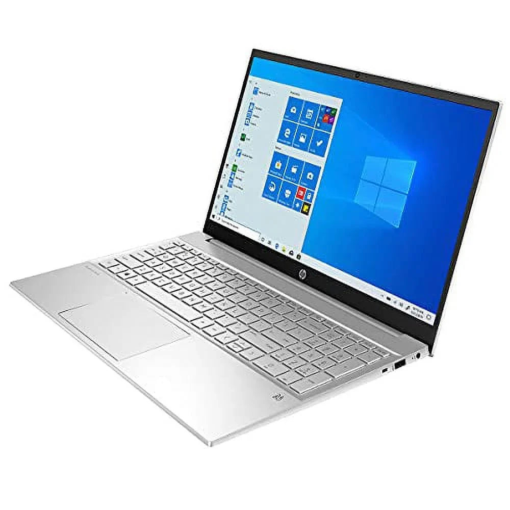 NVMe USB 32GB Touchscreen Xe Natural 512GB 15.6in DDR4 Iris FHD 16GB 11th w/ 15-EG0053CL 4-Core Backlit Gen 10 Silver Keyboard 2021 RATZK Graphics Home Pavilion HP i5-1135G7 SSD Windows Laptop
