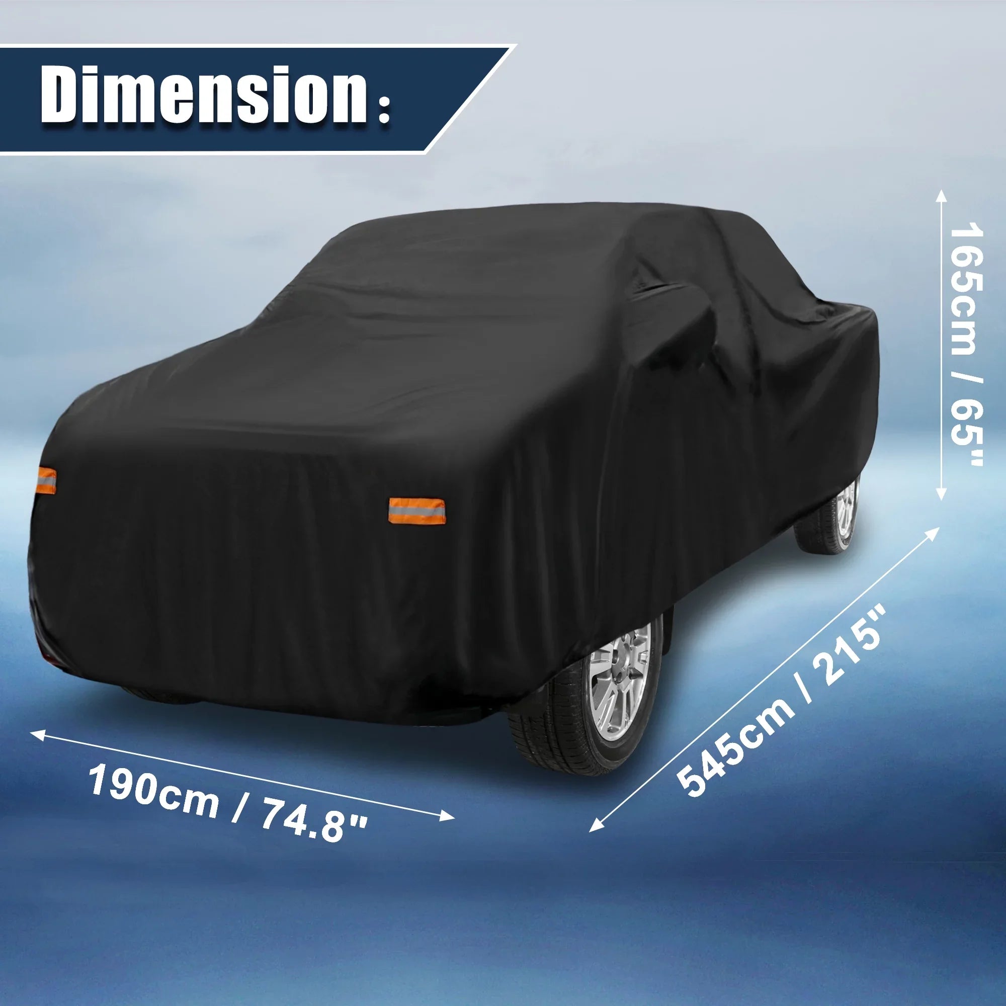 Truck Cover Tacoma Pickup Cab 4-Door 05-2021 Extended Crew for Black Cab