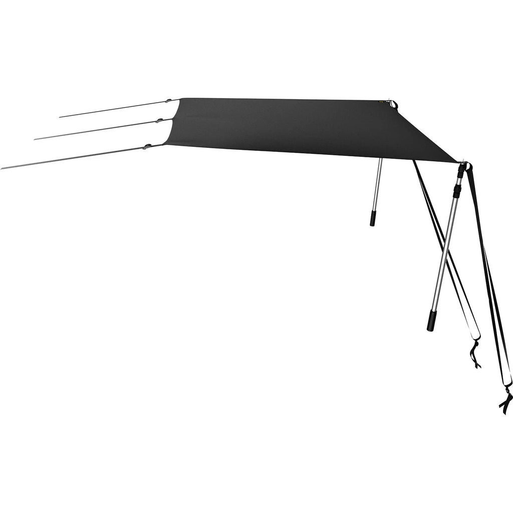 VEVOR - Steel Shade & Polyester Telescopic 600D Sun Poles, 5'x5' for Tops with T-Top Assembly Rustproof Bimini Kit UV-Proof Easy T-Tops Waterproof,