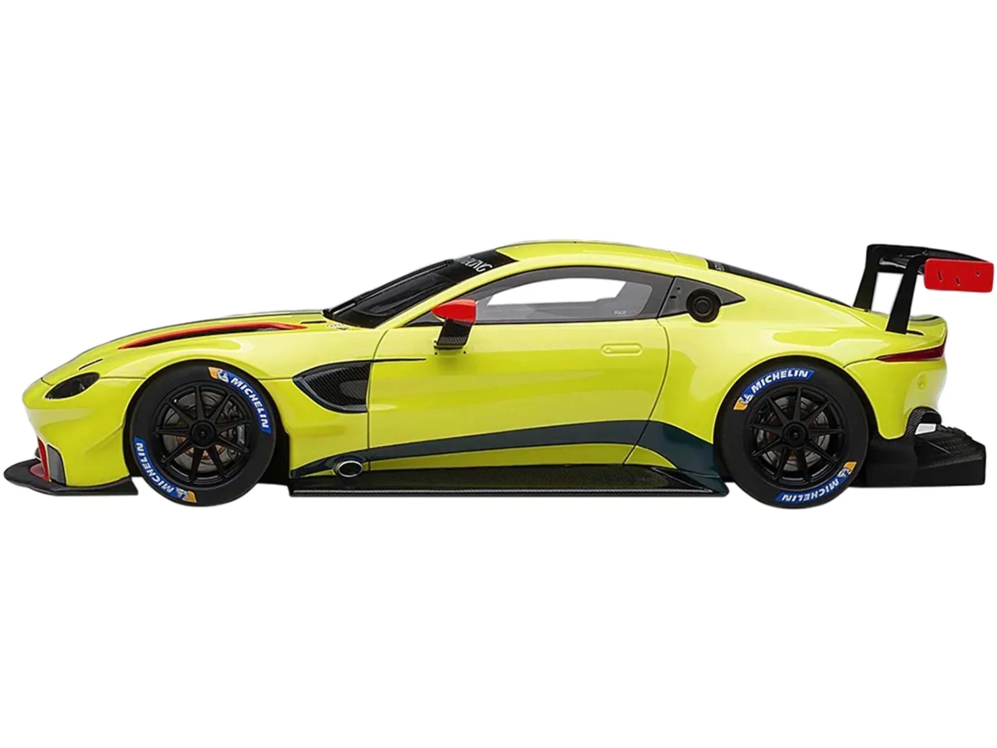 by Le Green 2018 Car Model Car Vantage GTE Lemon Martin Autoart 1/18 Mans Aston PRO Metallic Presentation