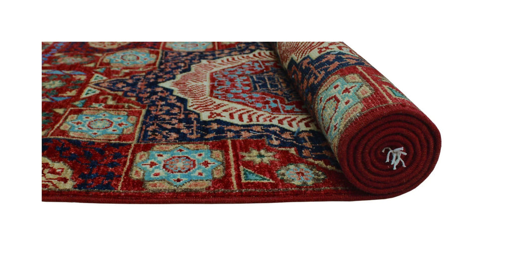 Red/Blue Aria Runner, 17'8" x 2'7" Lenora