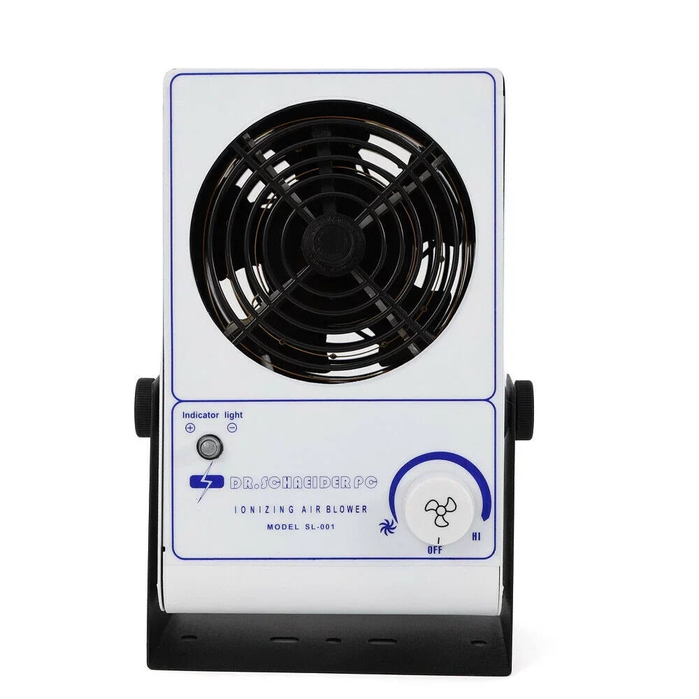 Air Static Eliminator Ionizer Ionizing 110V Ion Fan OUKANING Blower Anti-Static Discharge