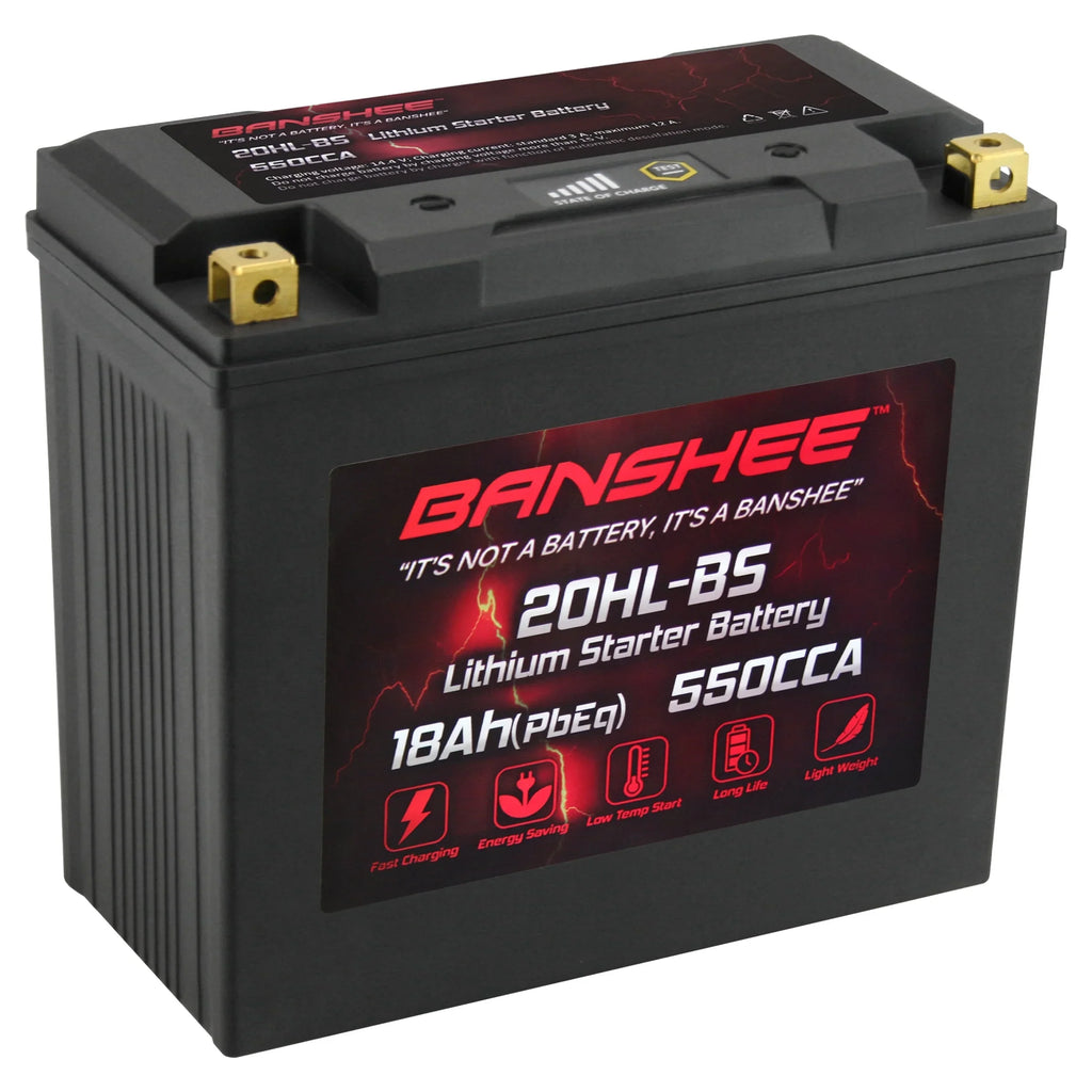 Yamaha to Battery Compatible XL700A with 2004 LiFePO4 Banshee XL700 2002 YTX20L-BS WaveVenture Motorsports