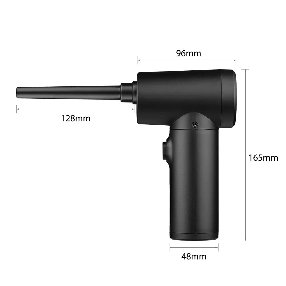 100W Air Pump Air Multifunctional Remover Rechargeable For Dust Cordless With Cl Led Powerful 2-In-1 Dust Air 50000Rpm & Electric Dust Duster Inflatable Blower Light Dust Blowing Device Pump