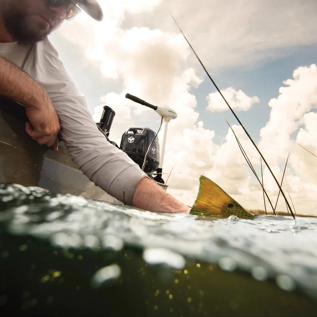 Saltwater Riptide RT45/SC/T-36" Thrust, 1363844 Transom Mount Minn Shaft Trolling 45lbs Kota Motor, 36"