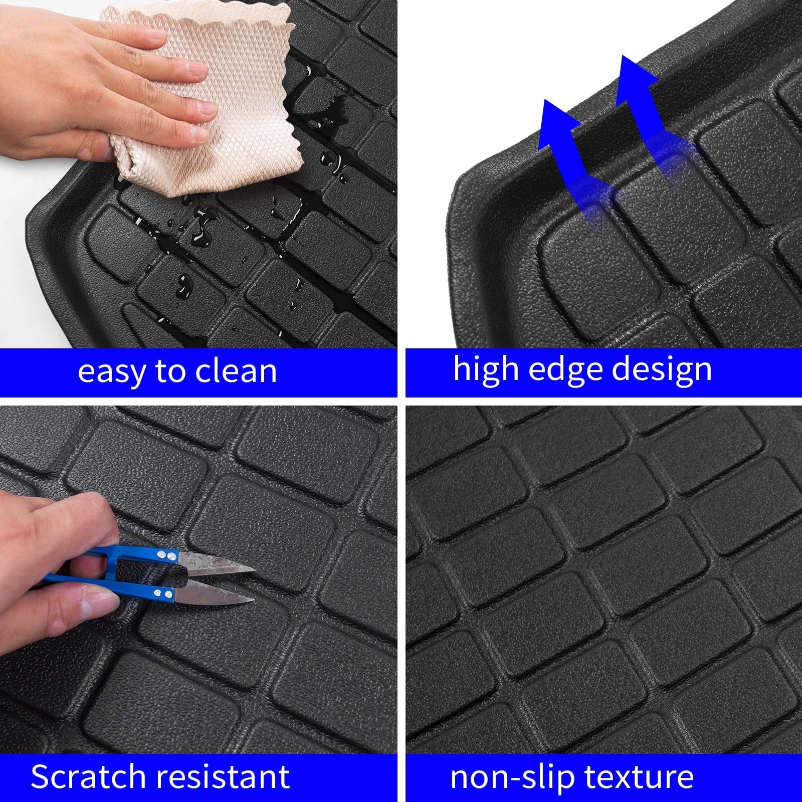 Mats 2017-2022 Liner Cargo Fit CRV Fuel Mats CR-V Floor Honda Floor Accessories (Trunk Mats) + 2021