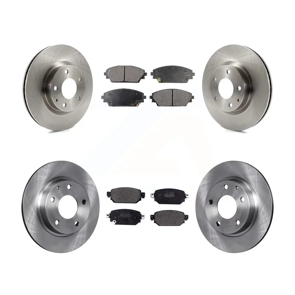 Transit And K8F-102584 Rear Front AWD Rotors Semi-Metallic Pads Mazda Auto - For CX-3 Kit Brake Disc 2019-2021