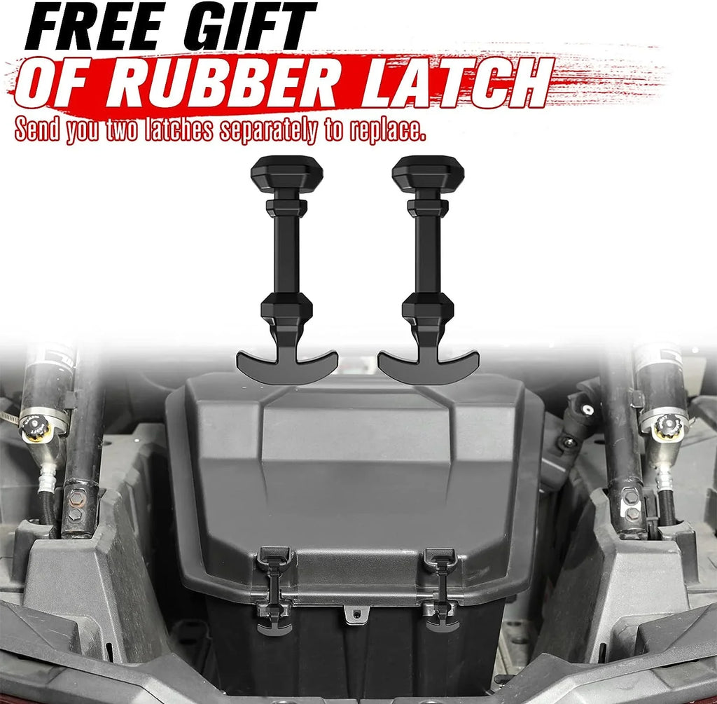 for A with UTV Rubber & Polaris Storage Box Latch Cargo Rear RZR PRO