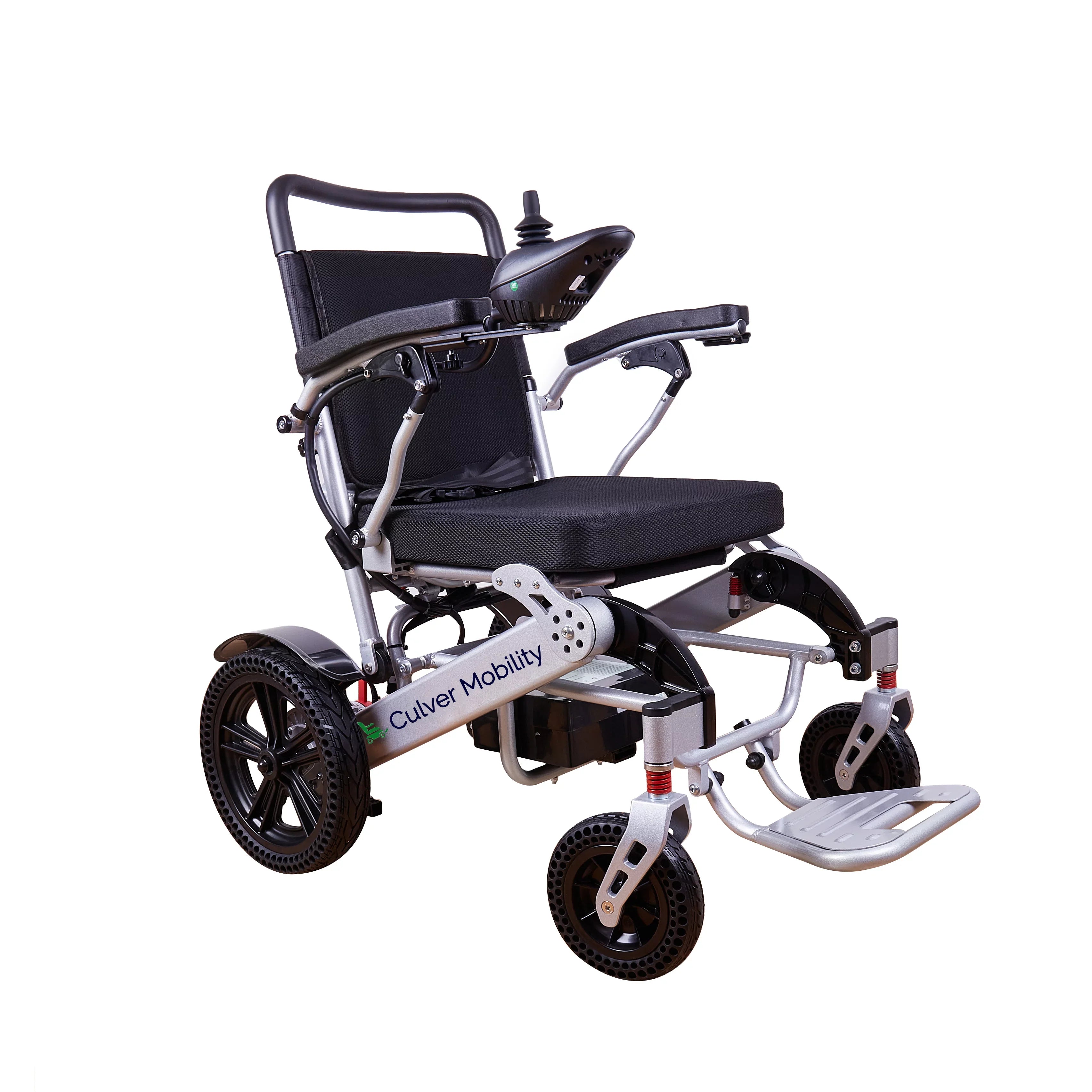 '- - Wheelchairs Mobility - Foldable - 20 SILVER Electric Lightweight Power 360lbs miles and Exclusive 500W Alton