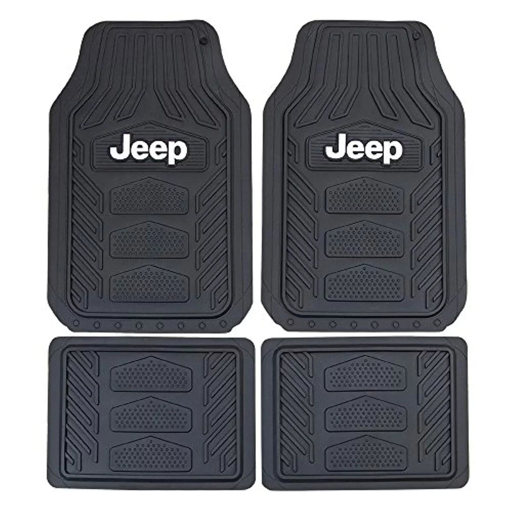 Floor Black Rubber P23-001668R01 Mat, Jeep Plasticolor