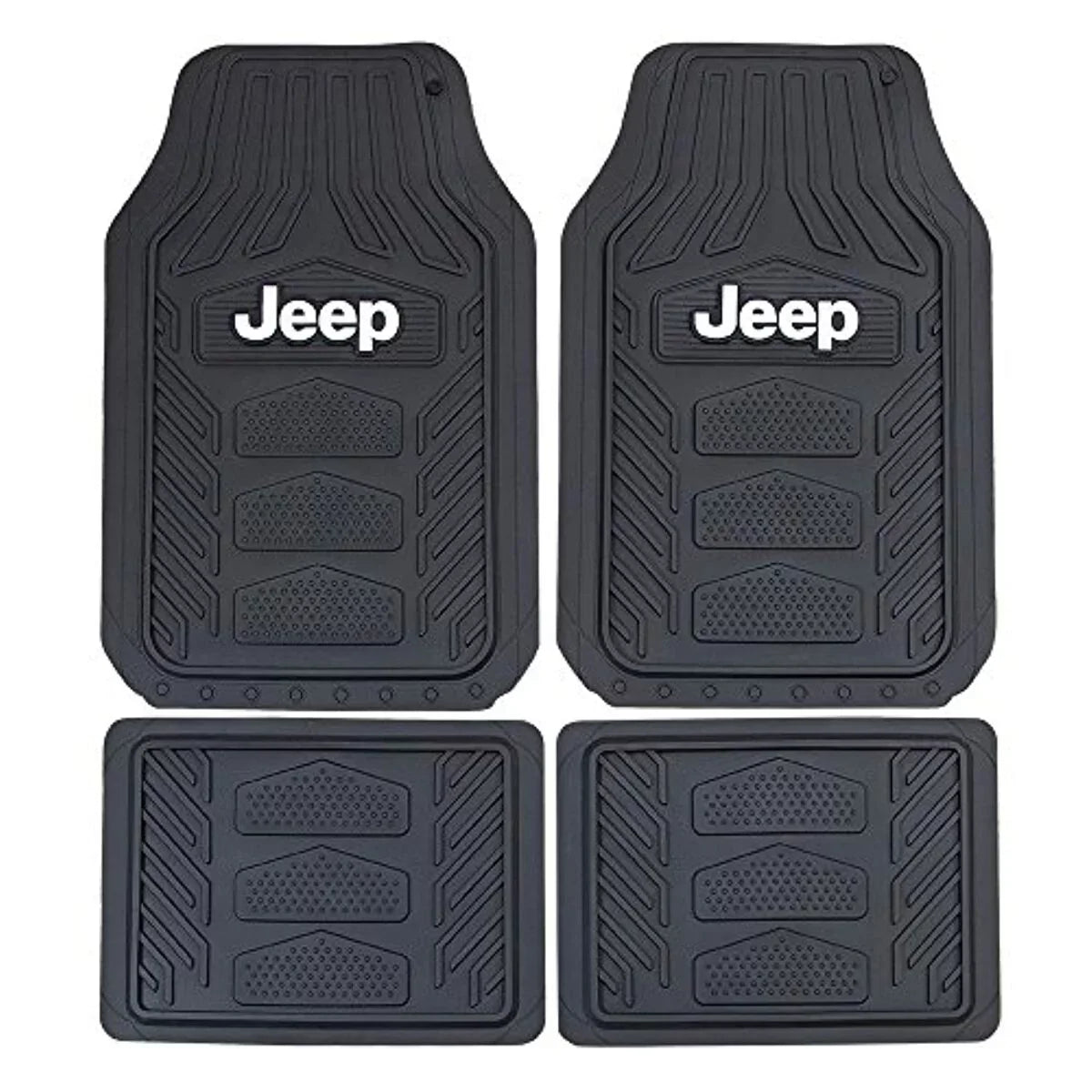 Floor Black Rubber P23-001668R01 Mat, Jeep Plasticolor