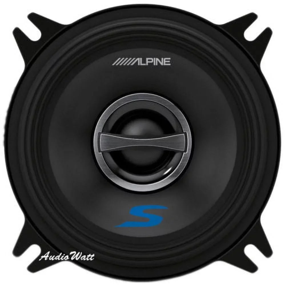 S-S40" Alpine Coaxial S-Series Set 2-Way Speaker - 4