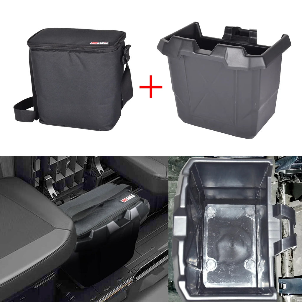 Cooler -2022 Max Storage Cooler Can Underseat Storage Fit UTV Under Removable for Bag Am Defender Seat 2016 Box Bin