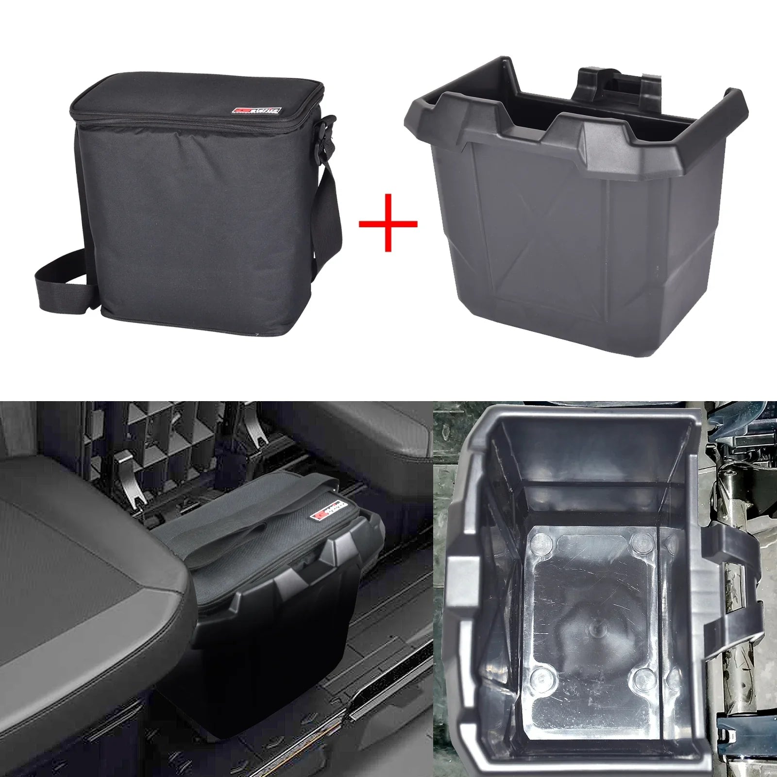 Cooler -2022 Max Storage Cooler Can Underseat Storage Fit UTV Under Removable for Bag Am Defender Seat 2016 Box Bin