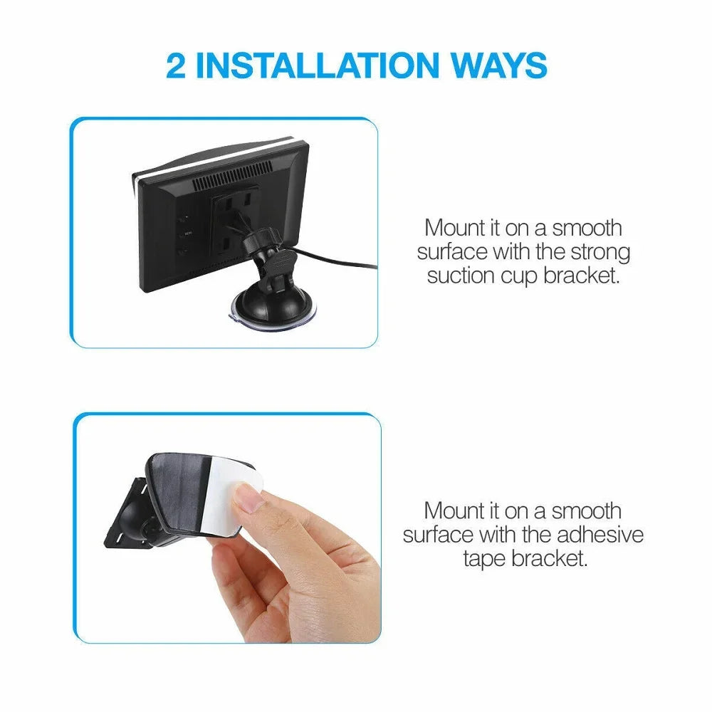 '+ Rear Vision Electronicles System Car Camera 5" HD Wireless Parking Backup View MM Night Monitor