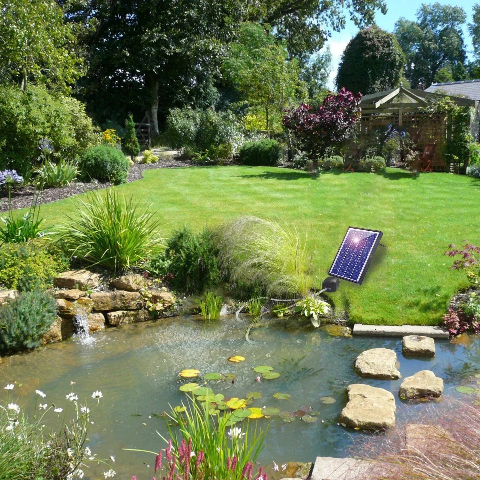 Fish Stones Bubble Aerator Pond Aerator Air Solar Pump pump, Air Fish6w Air Fish With Aerator Air Oxygenation Air Pump Pump GoolRC Pool Stones Bubble Yaliya BubbleAerator 2 Pump