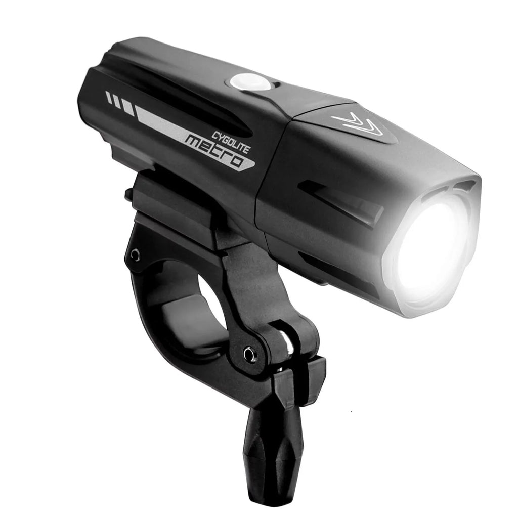 Lumen Pro Chargeable LED Metro Black USB Handlebar Bike Light, Cygolite 1100