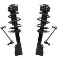 2013 2 Sway kit V6 Front Links Detroit Spring for 2 Complete Struts - Replacement Assembly 2014 Bars Journey Front Axle 2009-2018 2016 2015 Struts 2017 Bar Dodge 2010 Sway Struts 2011 w/Coil 2012