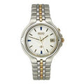 Textured Dial White #SKH196 Two-Tone Seiko Men's Watch