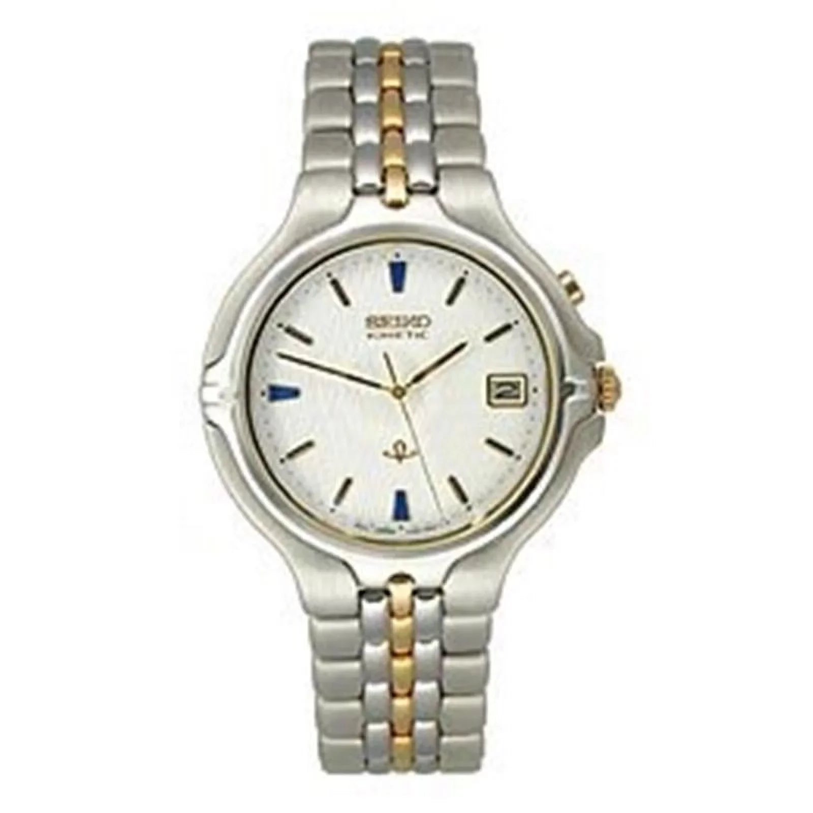 Textured Dial White #SKH196 Two-Tone Seiko Men's Watch
