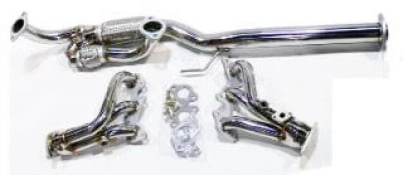 MZ-FE Stainless CA 01 Fitment Header to 93 V6 OBX-RS By Spec For Lexus ES300 3.0L