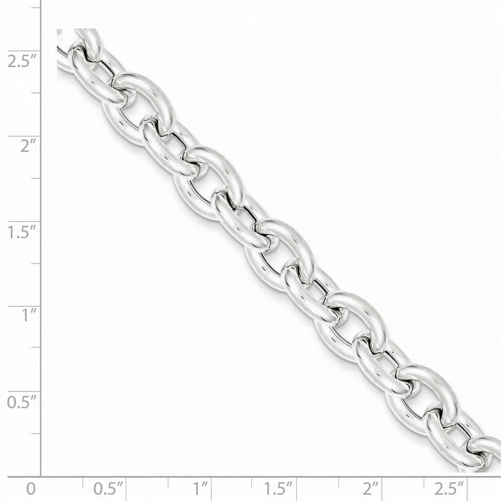 Sterling QG1553 Bracelet Silver Fancy Link
