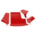 Teledu Red Center Shift Storage Gear Trim Panel ABS Console
