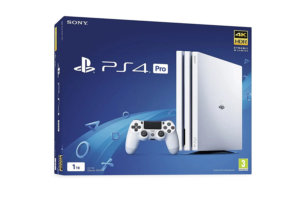 PlayStation 4 Console With White Like 500GB Original AXTION + New Earbuds Microphone Gaming Matte Bundle BOLT Gaming