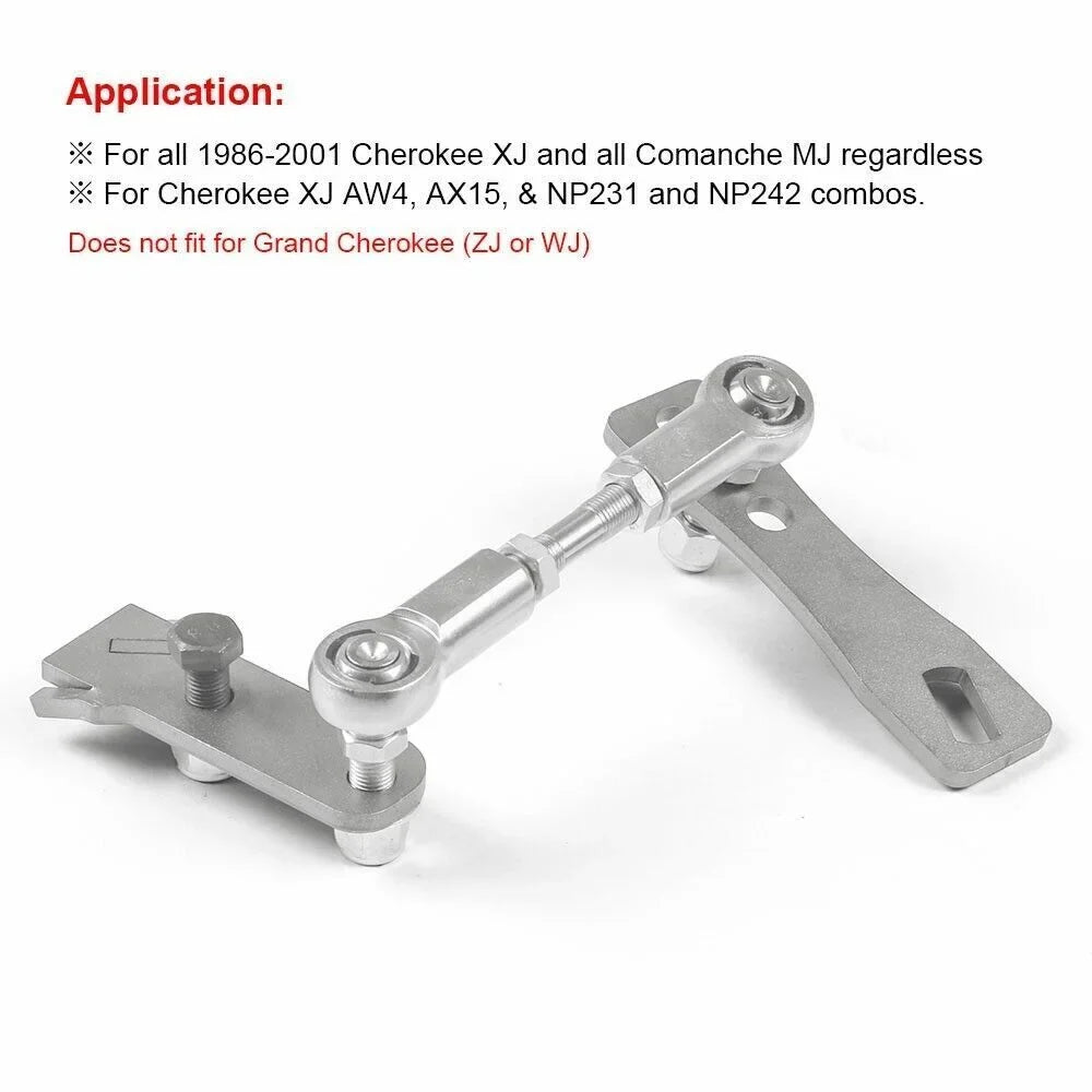 1986-2001 MJ for Jeep Case Transfer Cherokee XJ Linkage Kit Fits