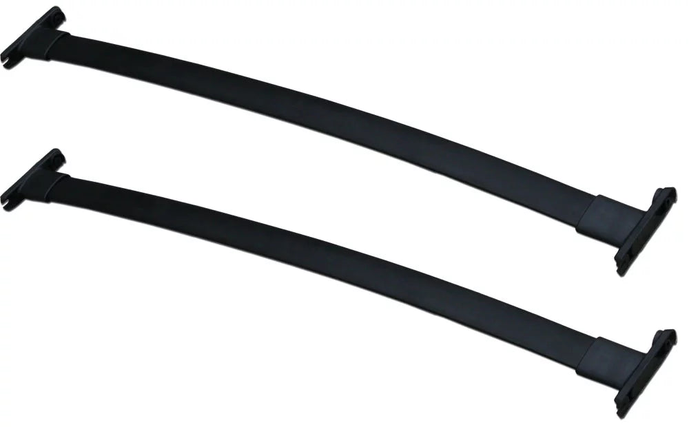 of Rack Aluminum 2011-2015 Set Roof Top Black 2pcs, Rack Crossbars a Explorer for Cargo Replacement BRIGHTLINES