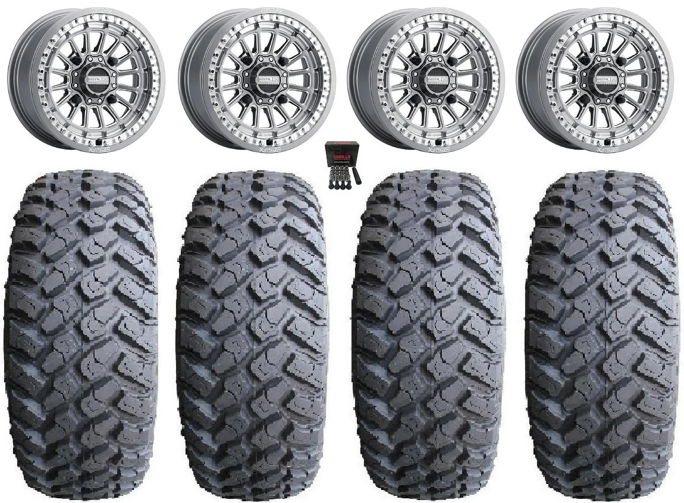 15" / Honda Gm Bdlk 1000 CC Maverick Pioneer Tires 32" Delta MetalFX Talon X3 / Wheels Can-Am MotoHammer