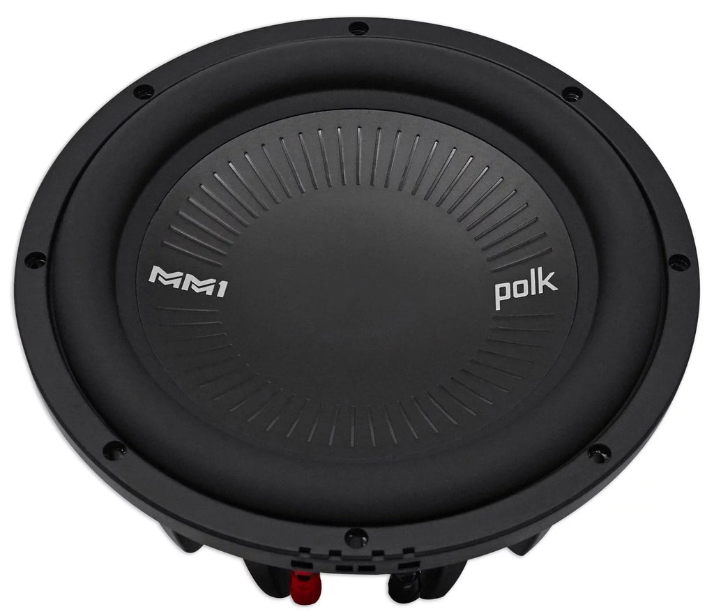 2400w Subwoofers+Vented 10” Audio Car (2) Enclosure Box Audio MM1042DVC Polk Sub