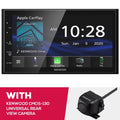 View Universal Rear Camera and Kenwood New Multimedia CMOS-130 Receiver DMX4707S